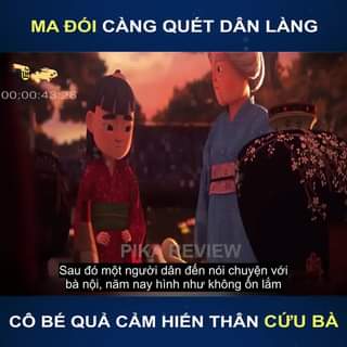 Ma đói càng quét dân làng
 Cô bé quả cảm hiến thân cứu bà