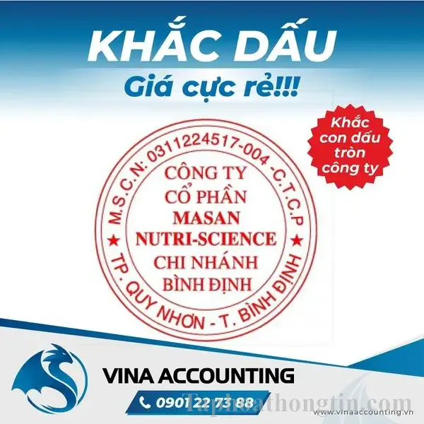 CON DẤU CHUẨN CHỈNH, NĂM MỚI THẬT ĐỈNH CÙNG VINA ACCOUNTING CẦN THƠ