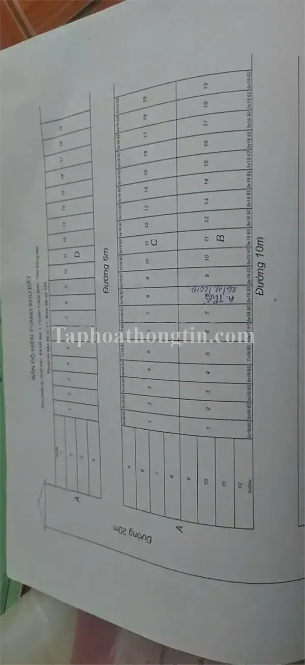 CHÍNH CHỦ Cần Bán Gấp 2 Lô Sổ Chung Tại Xã Hố Nai, Trảng Bom, Đồng Nai