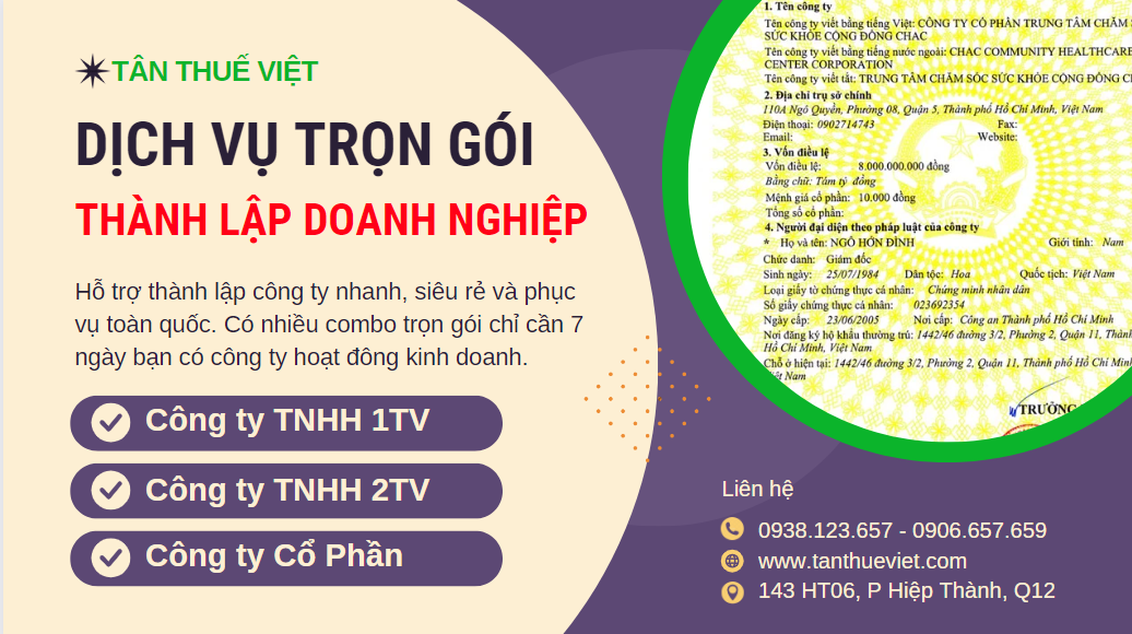 Dich vu thanh lap cong ty tron goi 2024