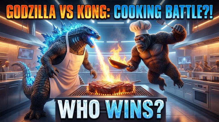 Godzilla vs King Kong: THE ULTIMATE COOKING BATTLE